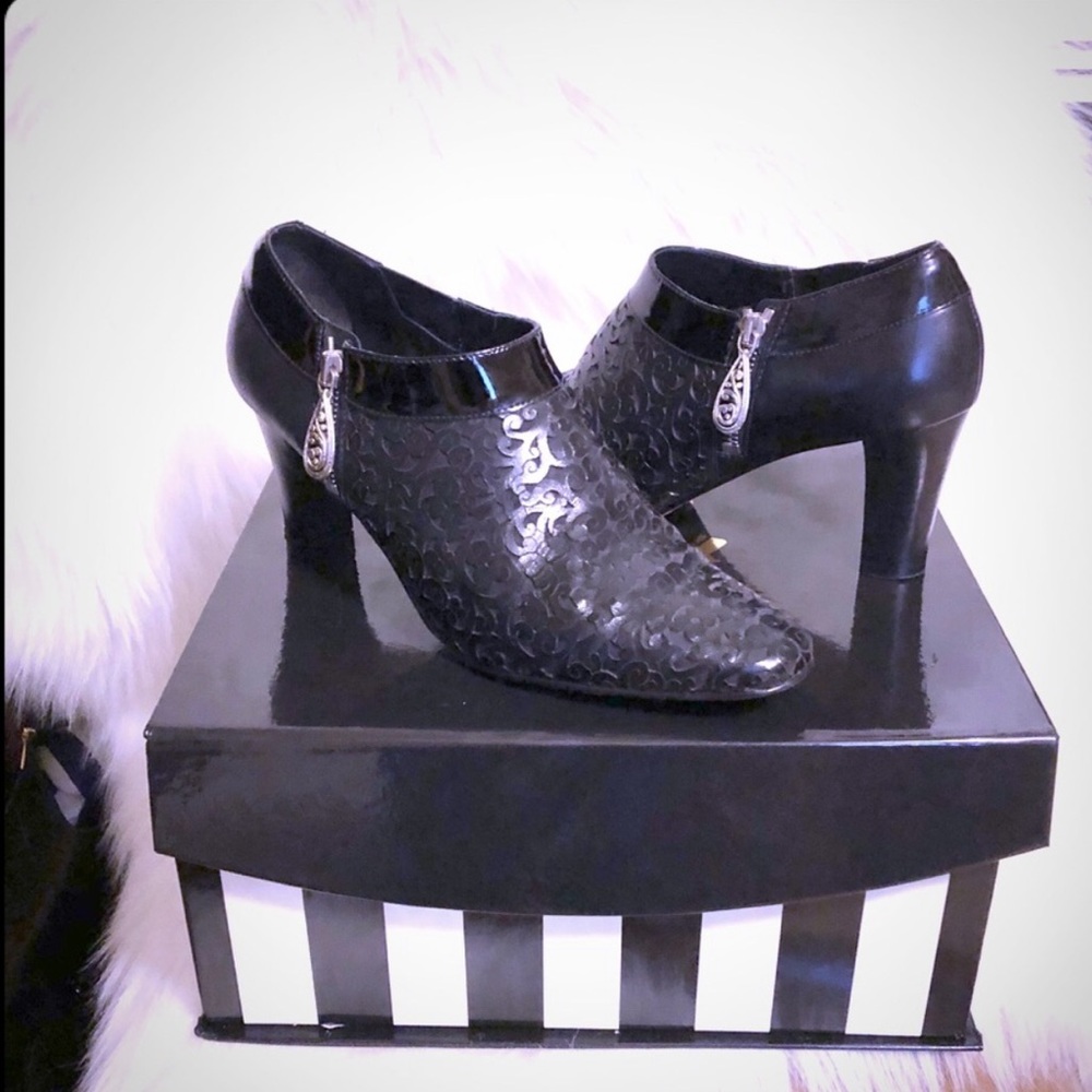 Black Brighton booties